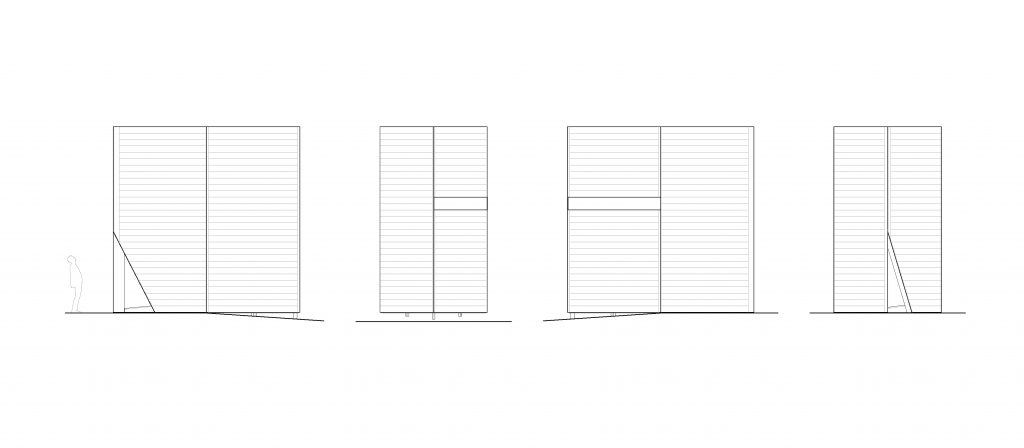 Elevation drawings of Dark Beacon