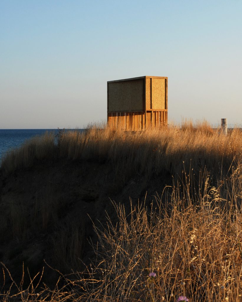 The chapel on its hilltop in the evening
