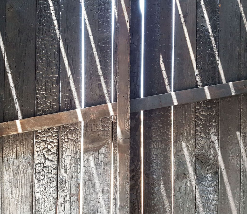 Timber post detail