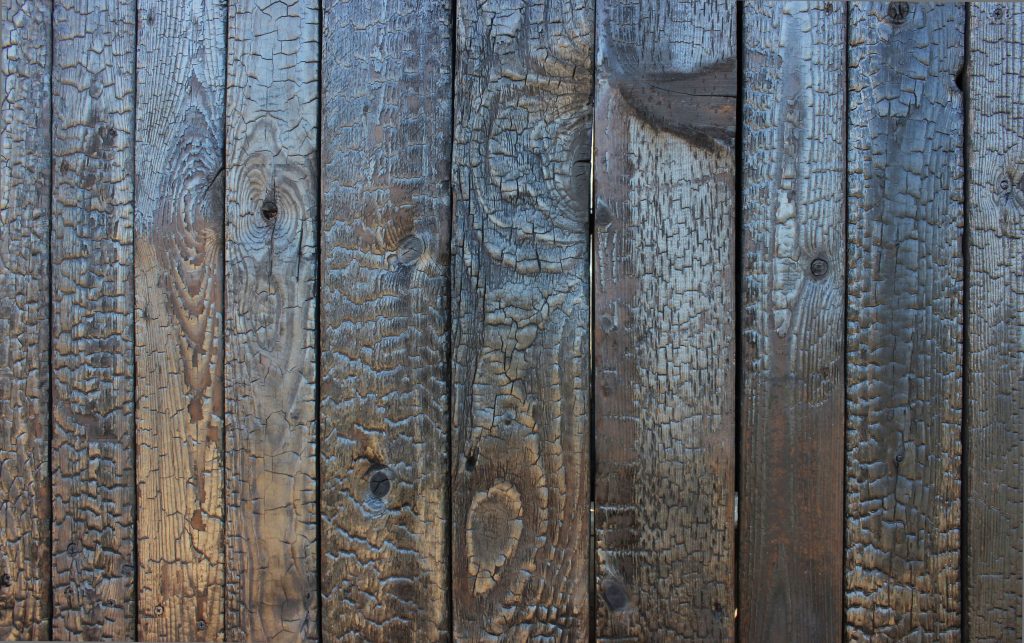 Detail of the chapel's timber skin