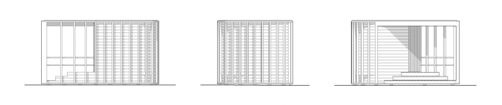 Elevation drawings of Water Temple