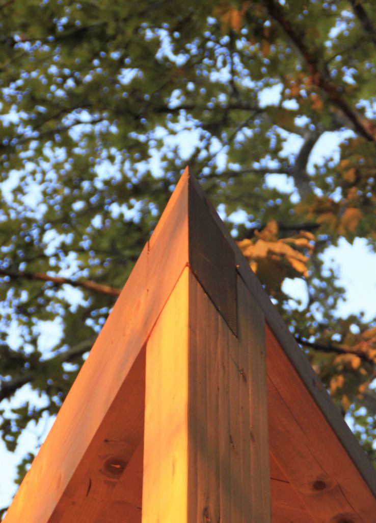 CNC-cut pine joinery
